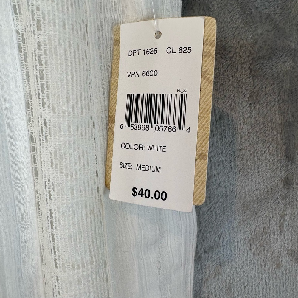 NWT Studio West White Boho Lace Maxi Skirt Wmn’s M - Picture 7 of 11